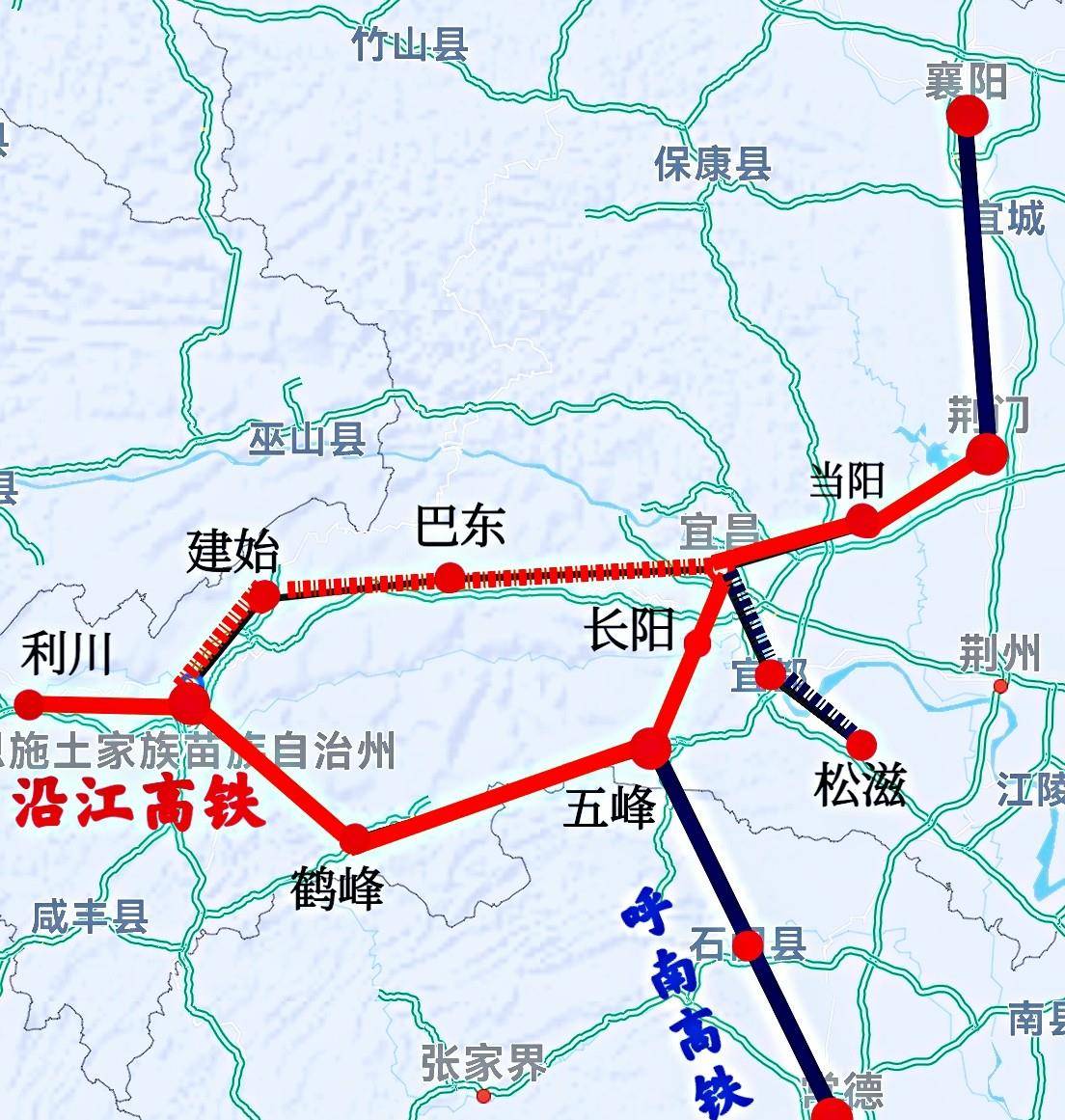 呼南高铁湖北最新动态，最新消息一览🚄